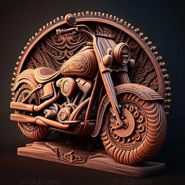 3D модель Harley Davidson Heritage Softail Classic (STL)